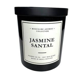 Leoben Company Jasmine Santal Vegan Soy Wax Blend Candle, 9 Oz/255 g